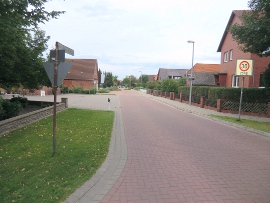 Umgebaute Straße 'Zur Alten Mühle'